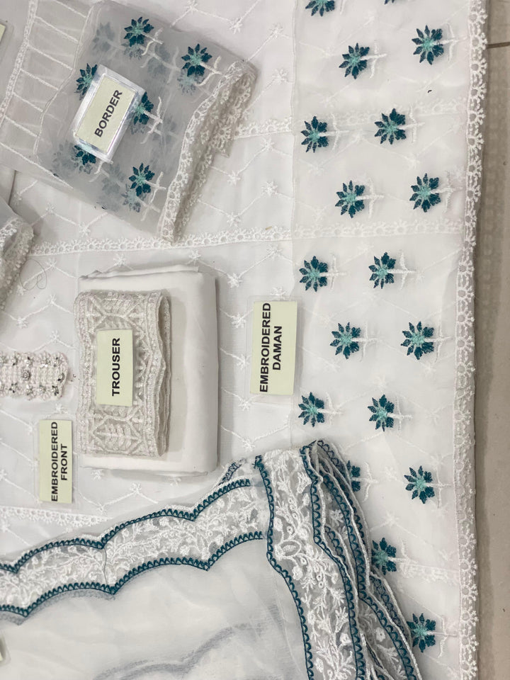 Azure Chiffon Suit-Replica Suits-Replica Zone