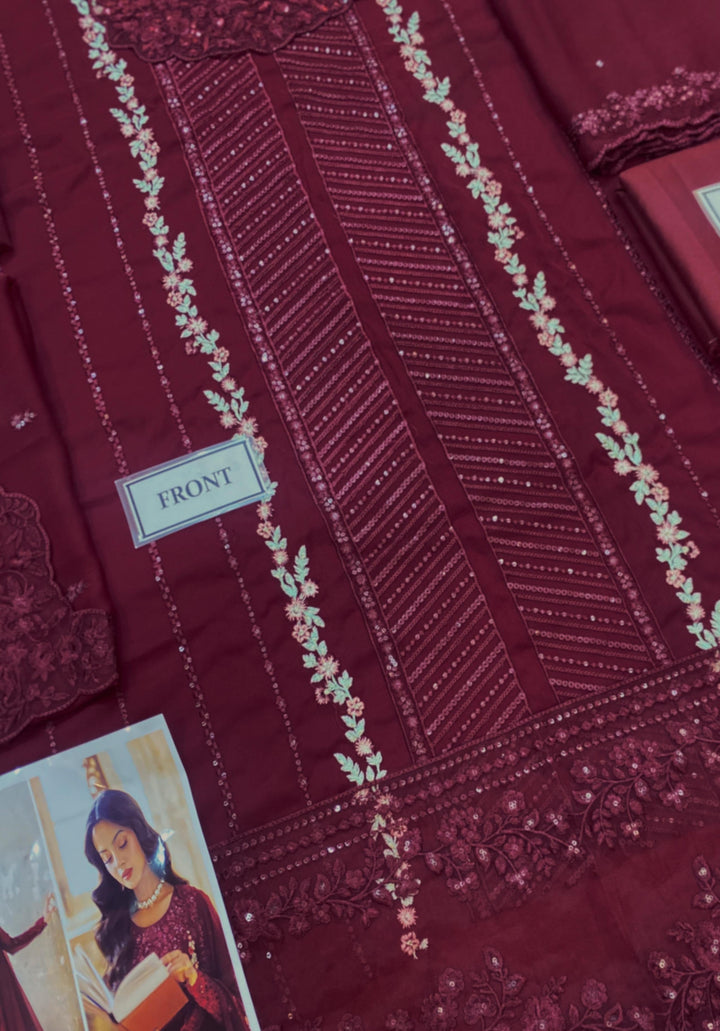 Azure Chiffon Suit-Replica Suits-Replica Zone