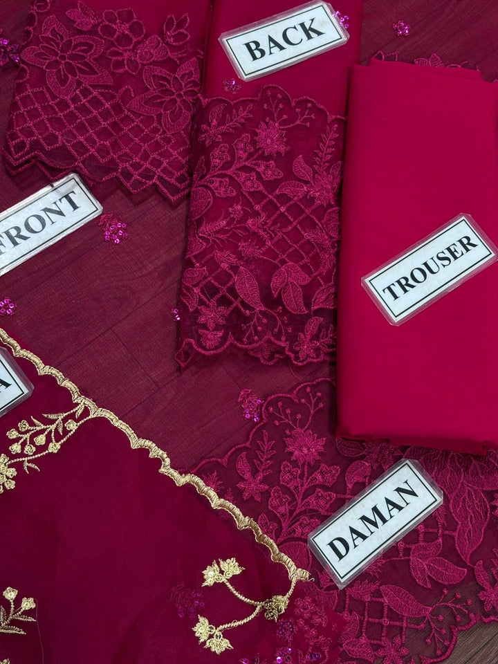 Azure Chiffon Suit-Replica Suits-Replica Zone