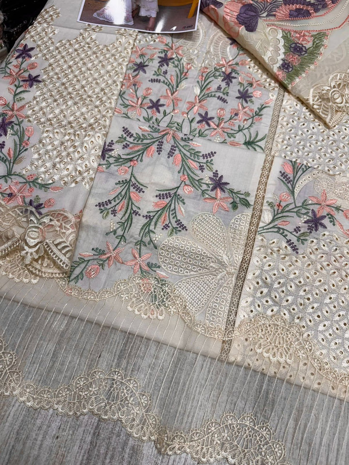 Azure Chiffon Suit-Replica Suits-Replica Zone