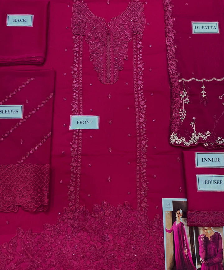 Azure Chiffon Suit-Replica Suits-Replica Zone