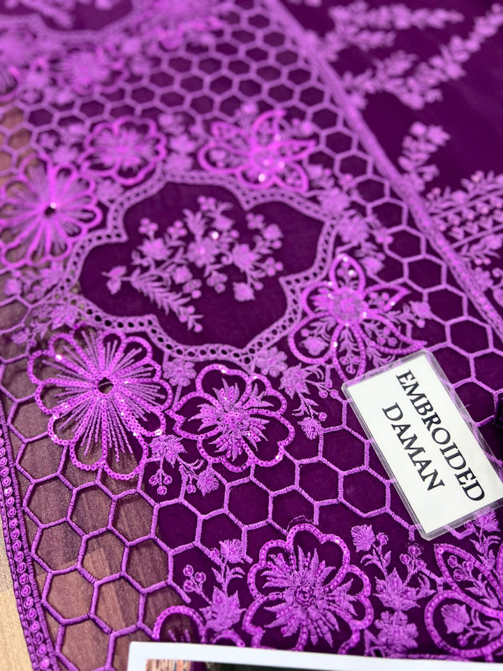 Azure Chiffon Suit-Replica Suits-Replica Zone