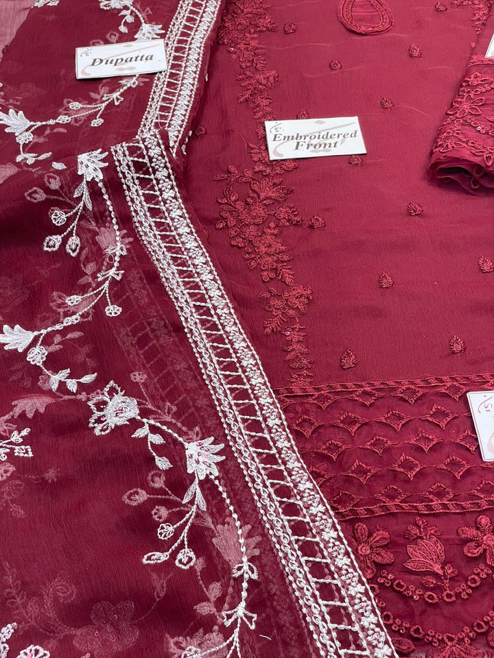 Azure Chiffon Suit-Replica Suits-Replica Zone