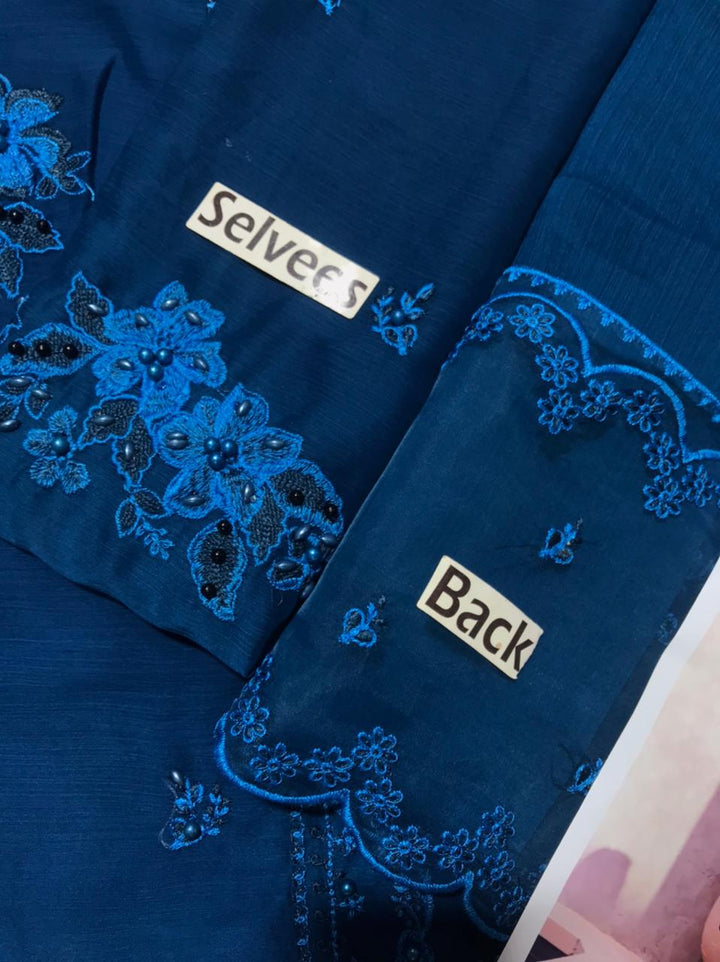 Azure Chiffon Suit-Replica Suits-Replica Zone