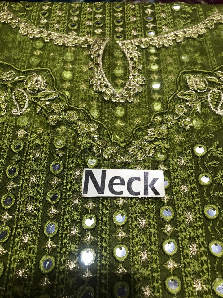 Azure Chiffon Suit-Replica Suits-Replica Zone