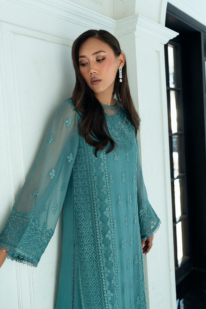 Azure Chiffon Suit-Replica Suits-Replica Zone
