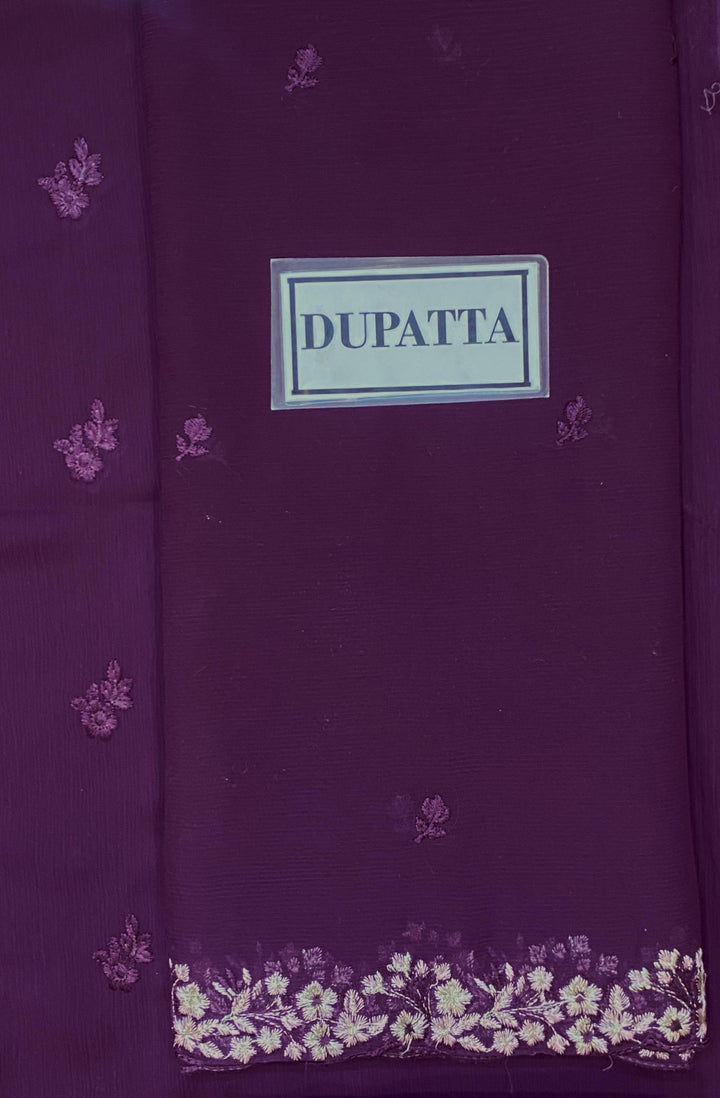 Azure Chiffon Suit-Replica Suits-Replica Zone