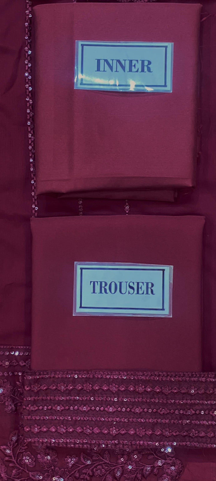 Azure Chiffon Suit-Replica Suits-Replica Zone