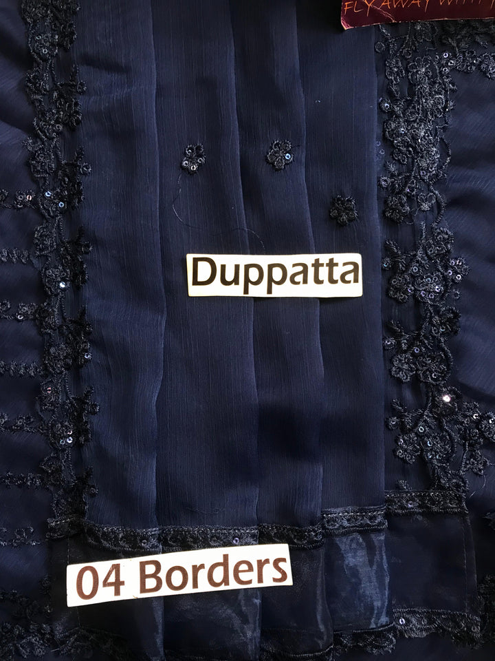 Azure Chiffon Suit-Replica Suits-Replica Zone
