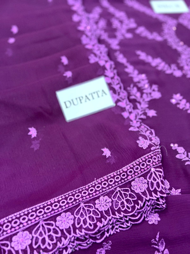 Azure Chiffon Suit-Replica Suits-Replica Zone