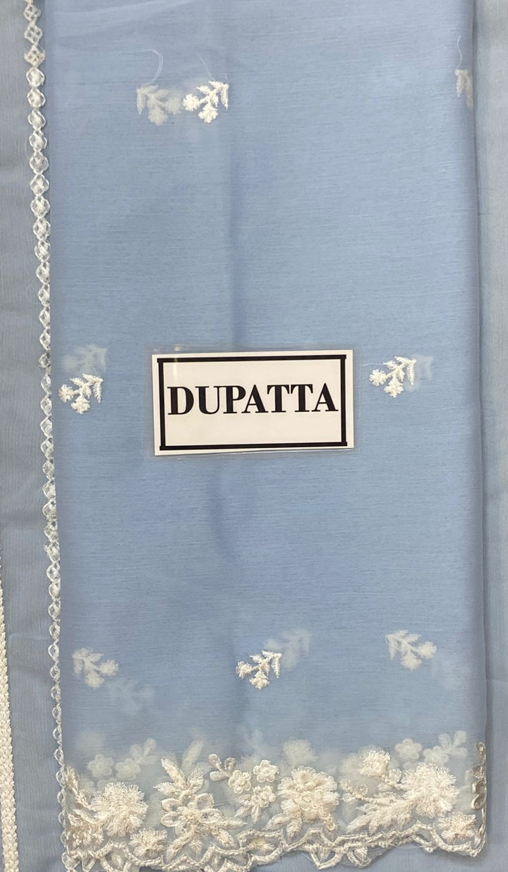 Azure Chiffon Suit-Replica Suits-Replica Zone