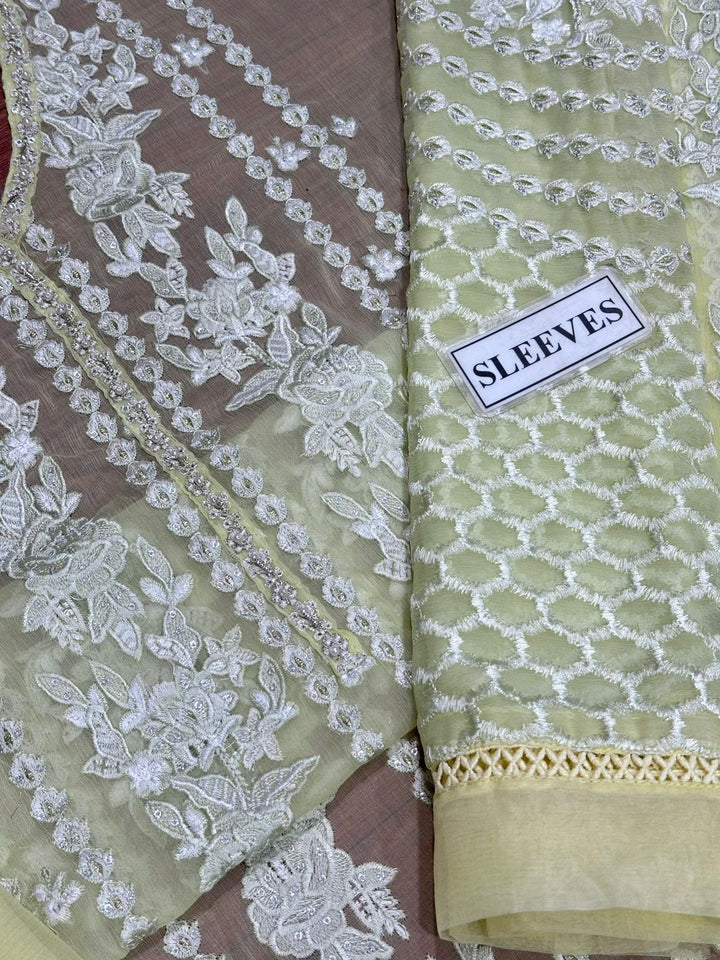 Azure Chiffon Suit-Replica Suits-Replica Zone