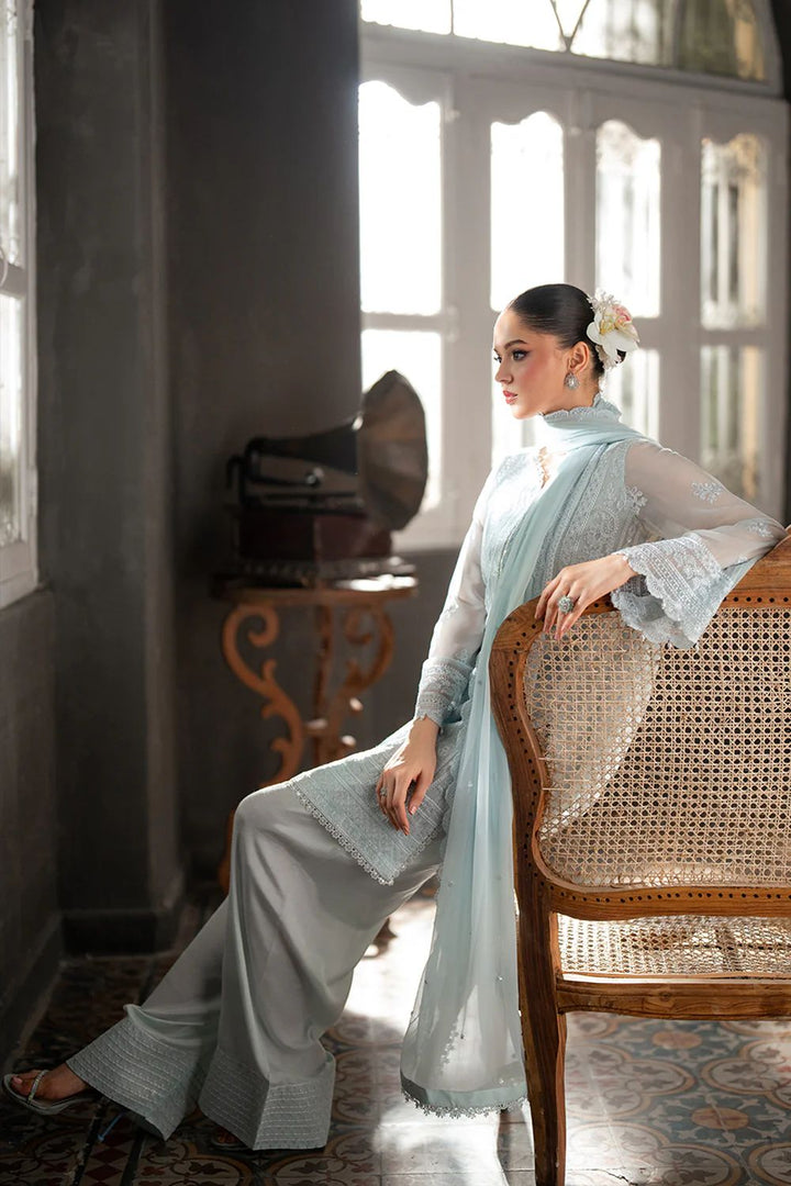 Azure Chiffon Suit-Replica Suits-Replica Zone