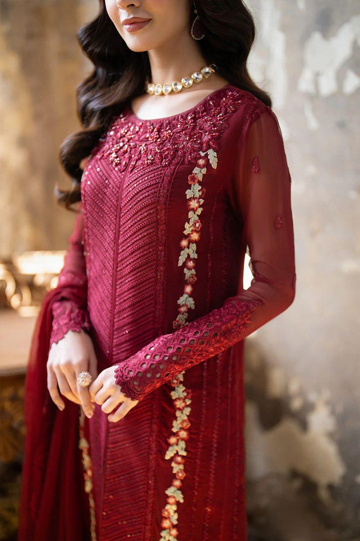 Azure Chiffon Suit-Replica Suits-Replica Zone