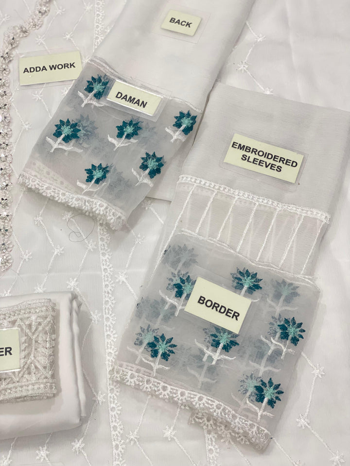 Azure Chiffon Suit-Replica Suits-Replica Zone