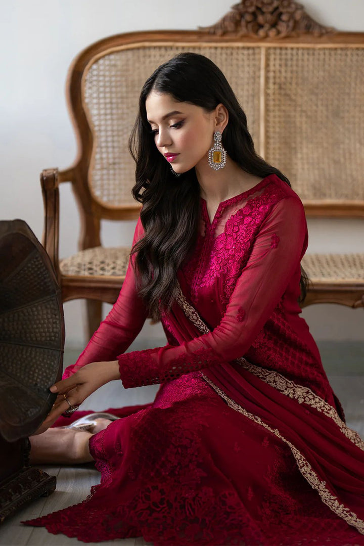 Azure Chiffon Suit-Replica Suits-Replica Zone