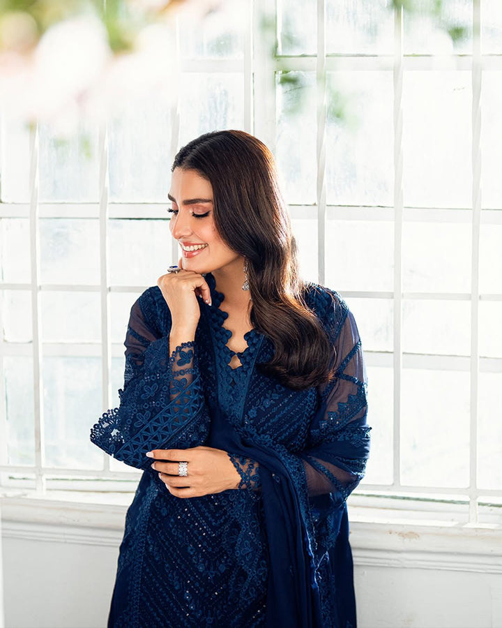 Azure Chiffon Suit-Replica Suits-Replica Zone