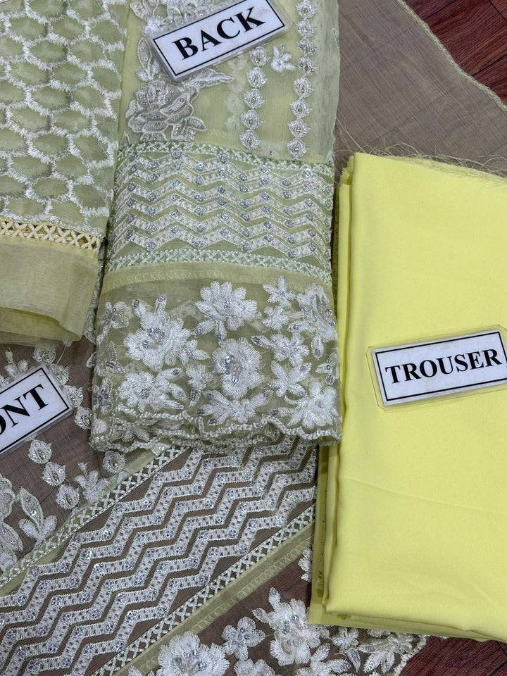 Azure Chiffon Suit-Replica Suits-Replica Zone
