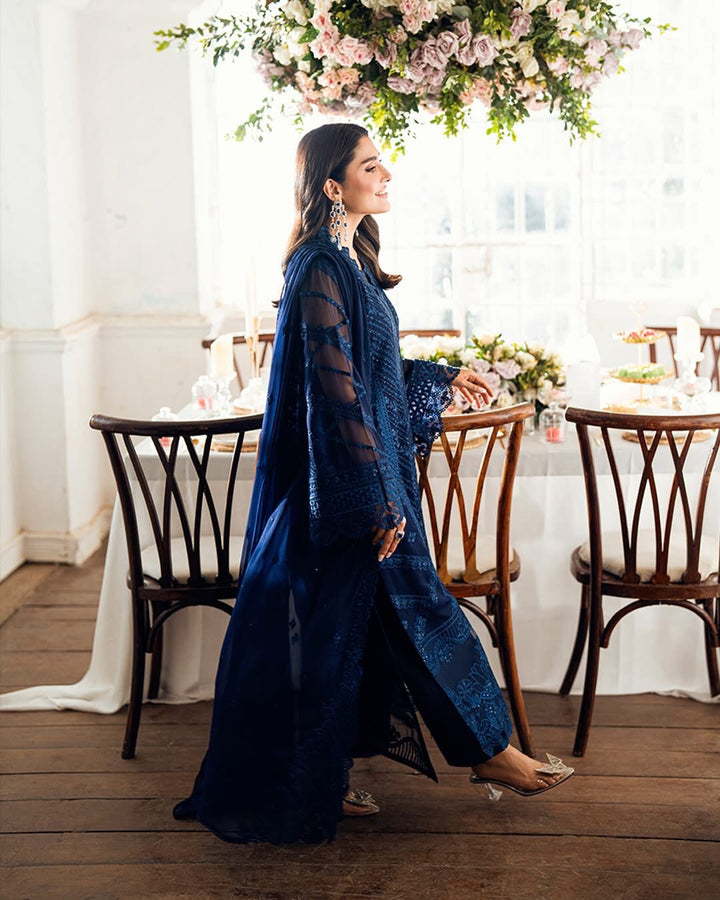 Azure Chiffon Suit-Replica Suits-Replica Zone