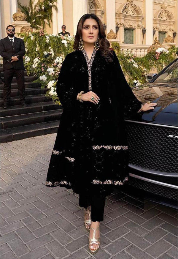 Azure Chiffon Suit-Replica Suits-Replica Zone