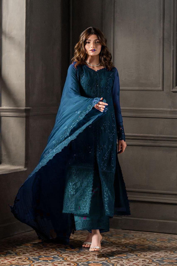 Azure Chiffon Suit-Replica Suits-Replica Zone