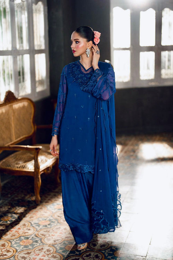 Azure Chiffon Suit-Replica Suits-Replica Zone