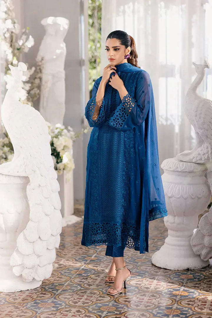 Azure Chiffon Suit-Replica Suits-Replica Zone