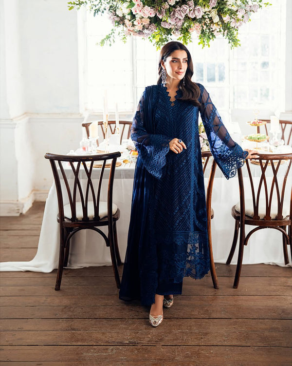 Azure Chiffon Suit-Replica Suits-Replica Zone