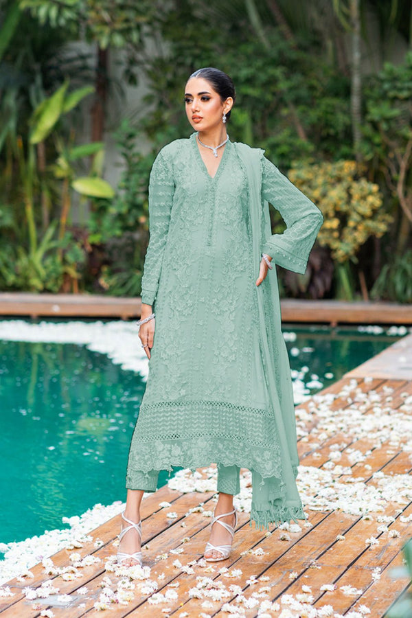 Azure Chiffon Suit-Replica Suits-Replica Zone