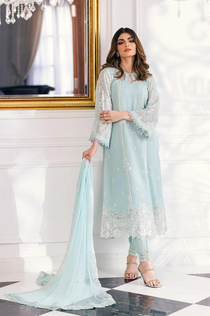 Azure Chiffon Suit-Replica Suits-Replica Zone