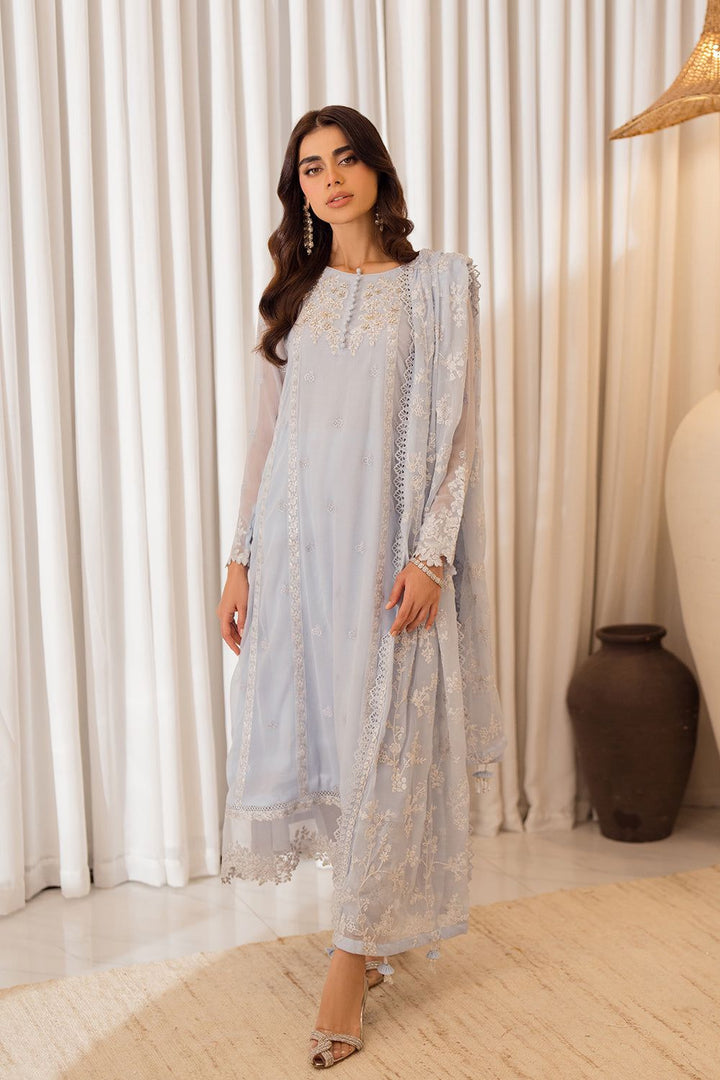 Azure Chiffon Suit-Replica Suits-Replica Zone