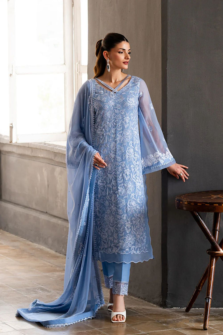 Azure Chiffon Suit-Replica Suits-Replica Zone