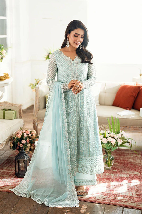 Azure Chiffon Suit-Replica Suits-Replica Zone