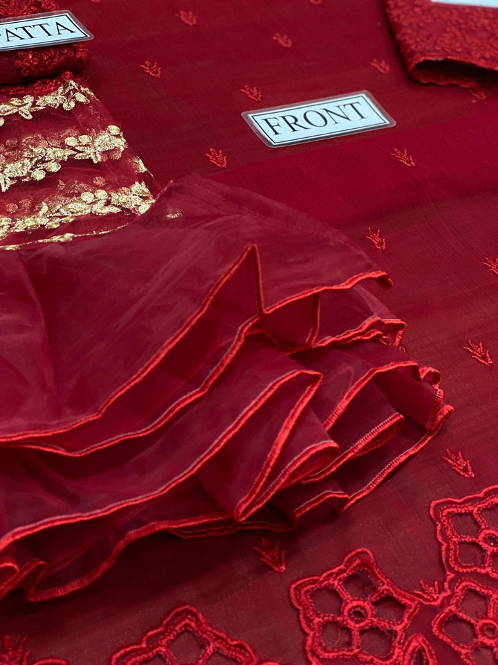 Azure Chiffon Suit-Replica Suits-Replica Zone