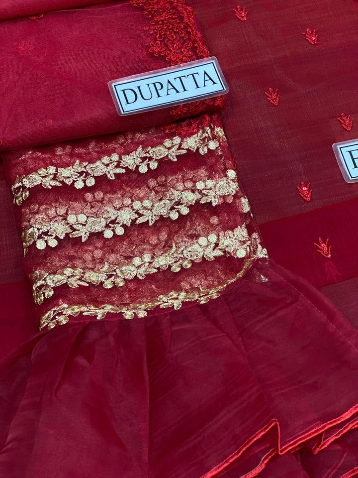 Azure Chiffon Suit-Replica Suits-Replica Zone