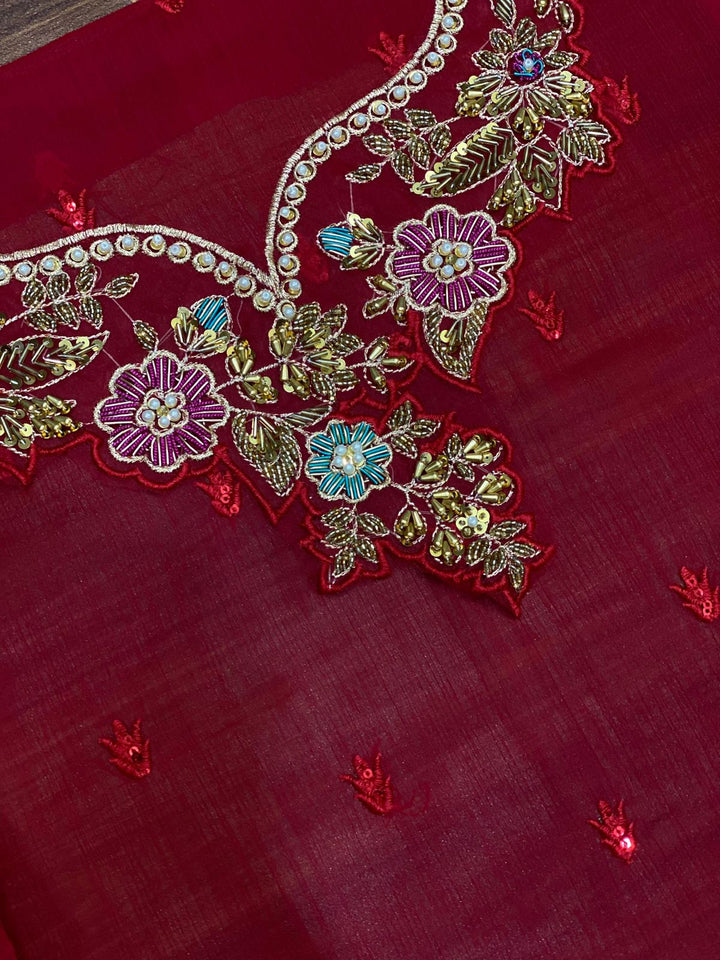 Azure Chiffon Suit-Replica Suits-Replica Zone