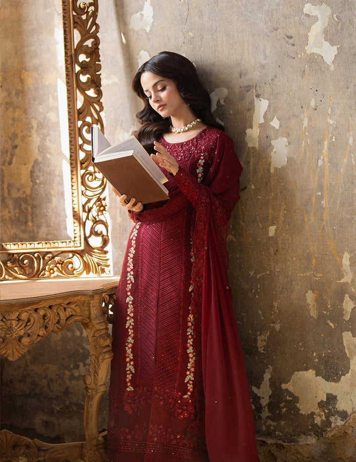 Azure Chiffon Suit-Replica Suits-Replica Zone