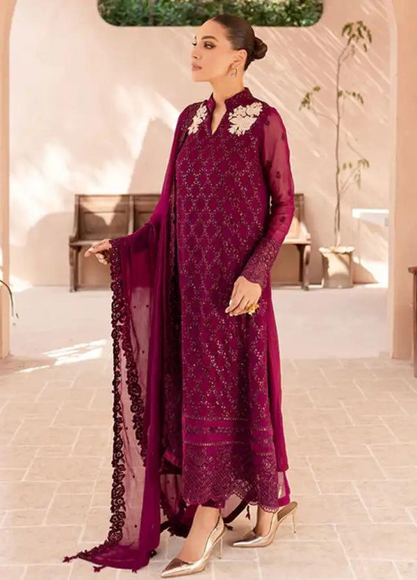 Azure Chiffon Suit-Replica Suits-Replica Zone