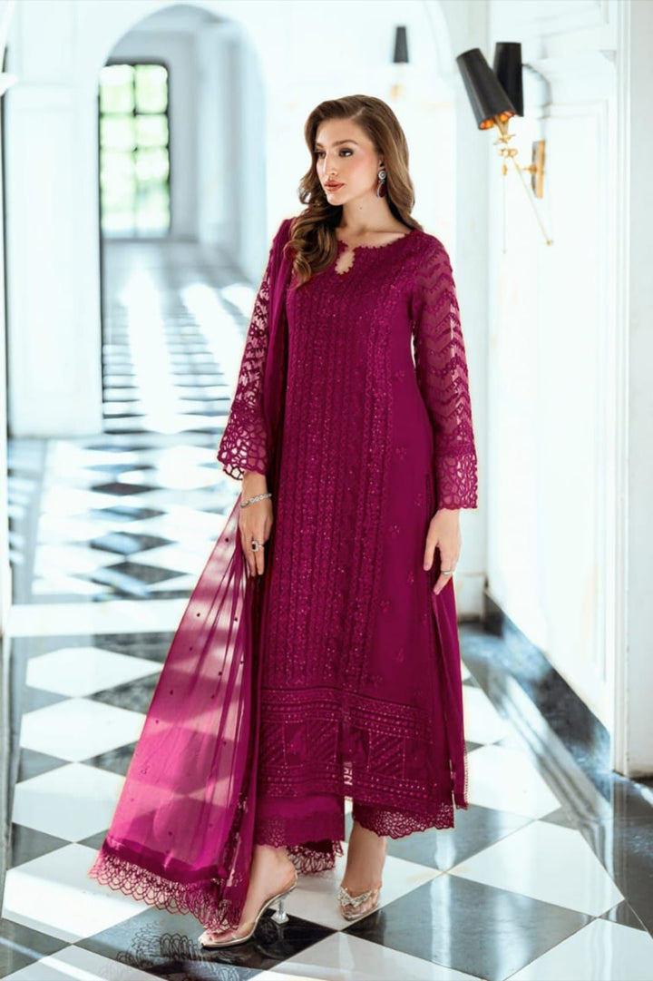 Azure Chiffon Suit-Replica Suits-Replica Zone