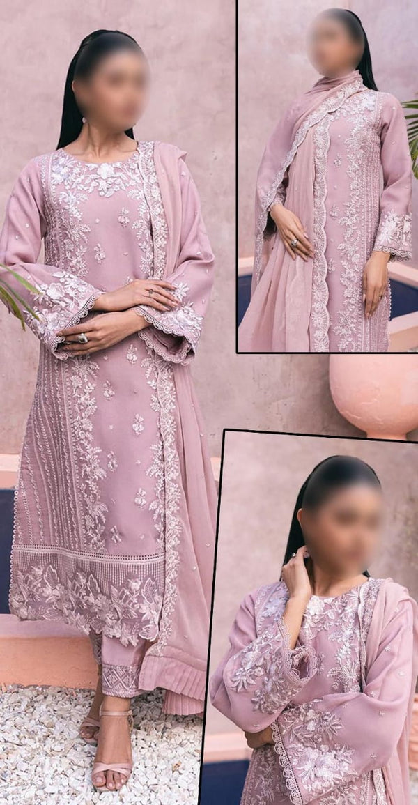 Azure Chiffon Suit-Replica Suits-Replica Zone