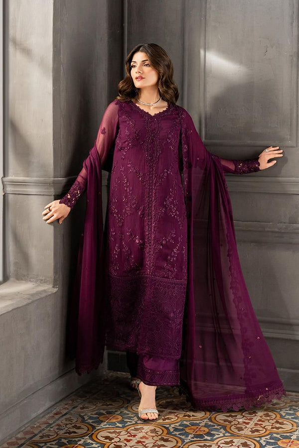 Azure Chiffon Suit-Replica Suits-Replica Zone