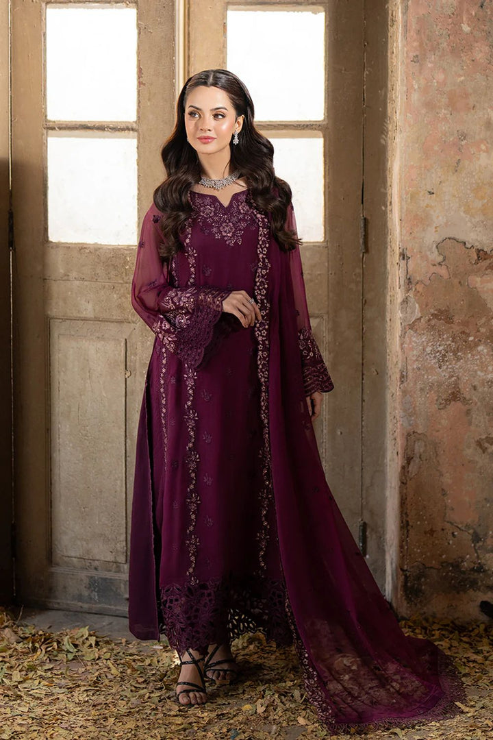 Azure Chiffon Suit-Replica Suits-Replica Zone