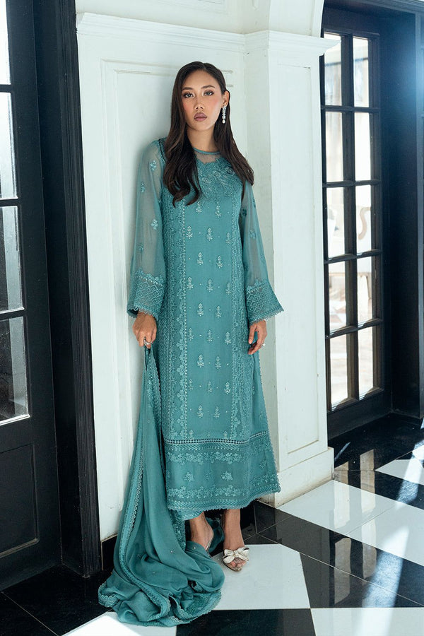 Azure Chiffon Suit-Replica Suits-Replica Zone
