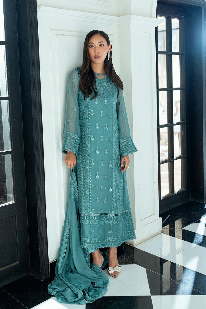 Azure Chiffon Suit-Replica Suits-Replica Zone