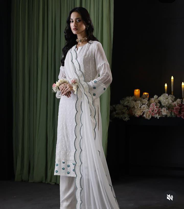 Azure Chiffon Suit-Replica Suits-Replica Zone