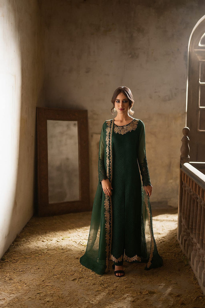 Azure Chiffon Suit-Replica Suits-Replica Zone