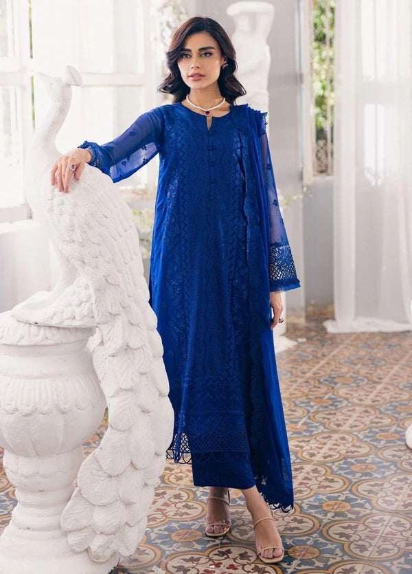 Azure Chiffon Suit-Replica Suits-Replica Zone