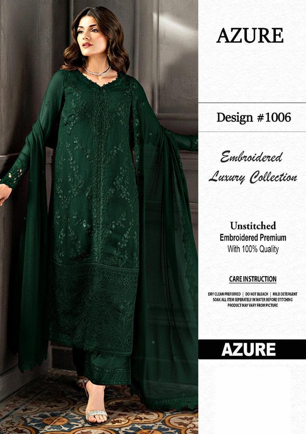 Azure Chiffon Suit-Replica Suits-Replica Zone