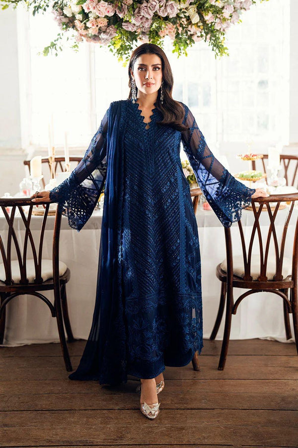 Azure Chiffon Suit-Replica Suits-Replica Zone