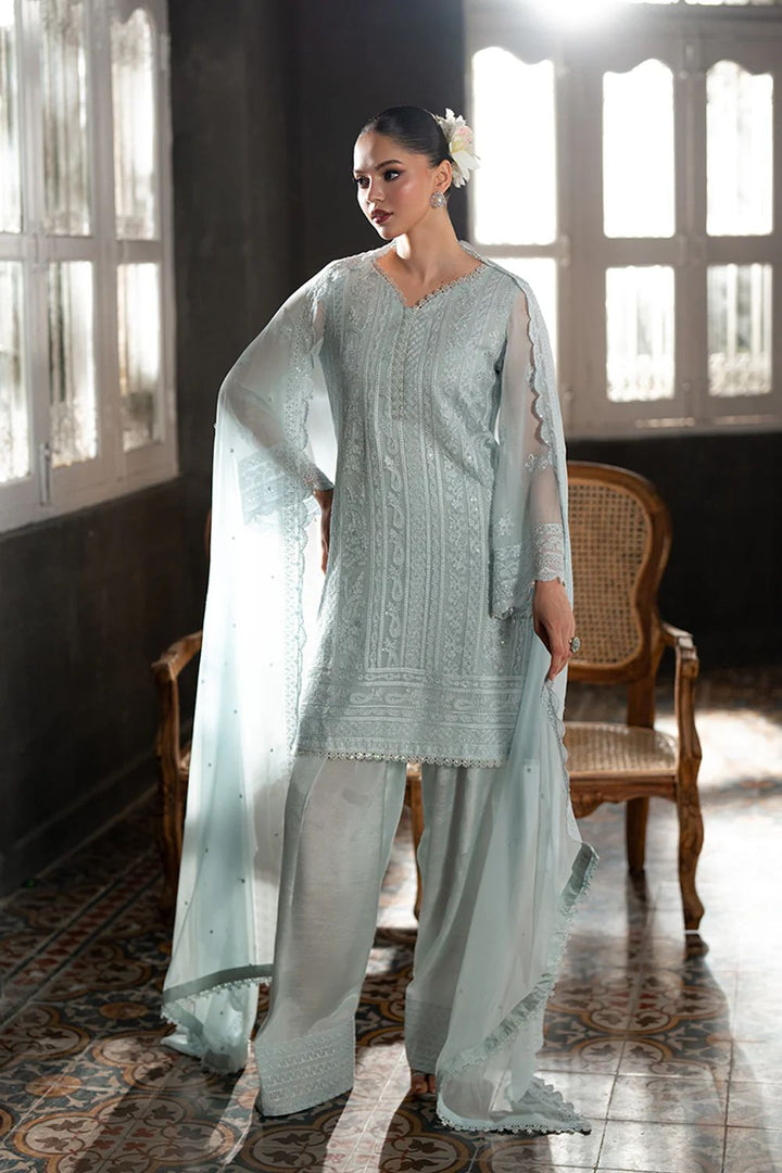 Azure Chiffon Suit-Replica Suits-Replica Zone